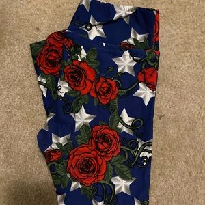 Americana LuLaRoe collection OS legging